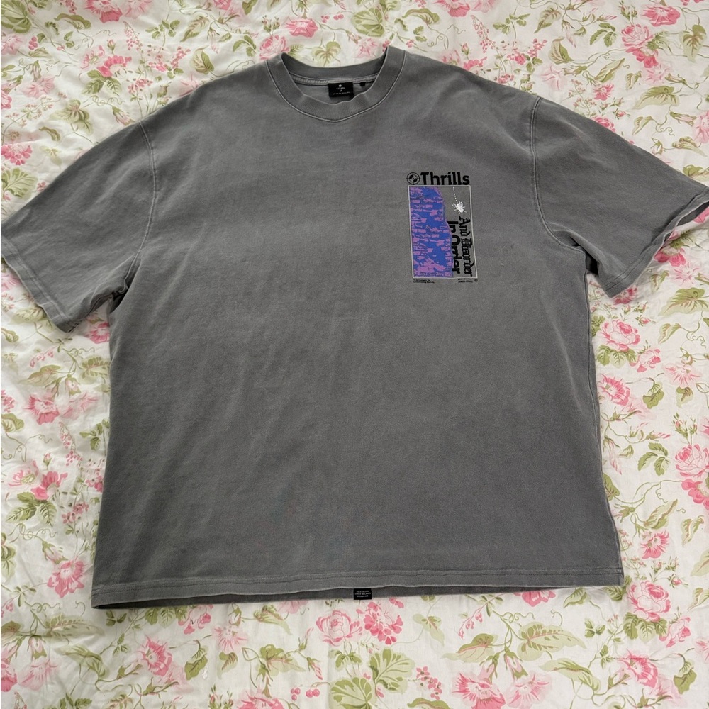 Thrills Gray Short Sleeve Tee